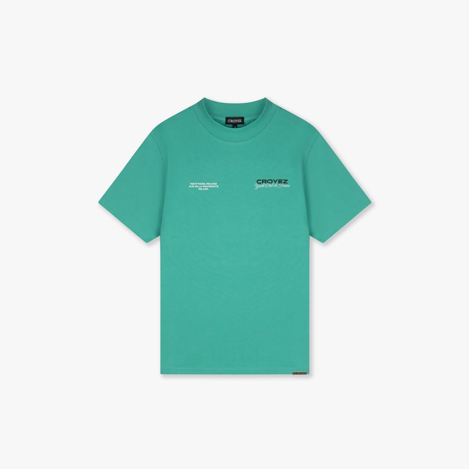 CROYEZ YACHT CLUB T-SHIRT - TEAL/BLACK