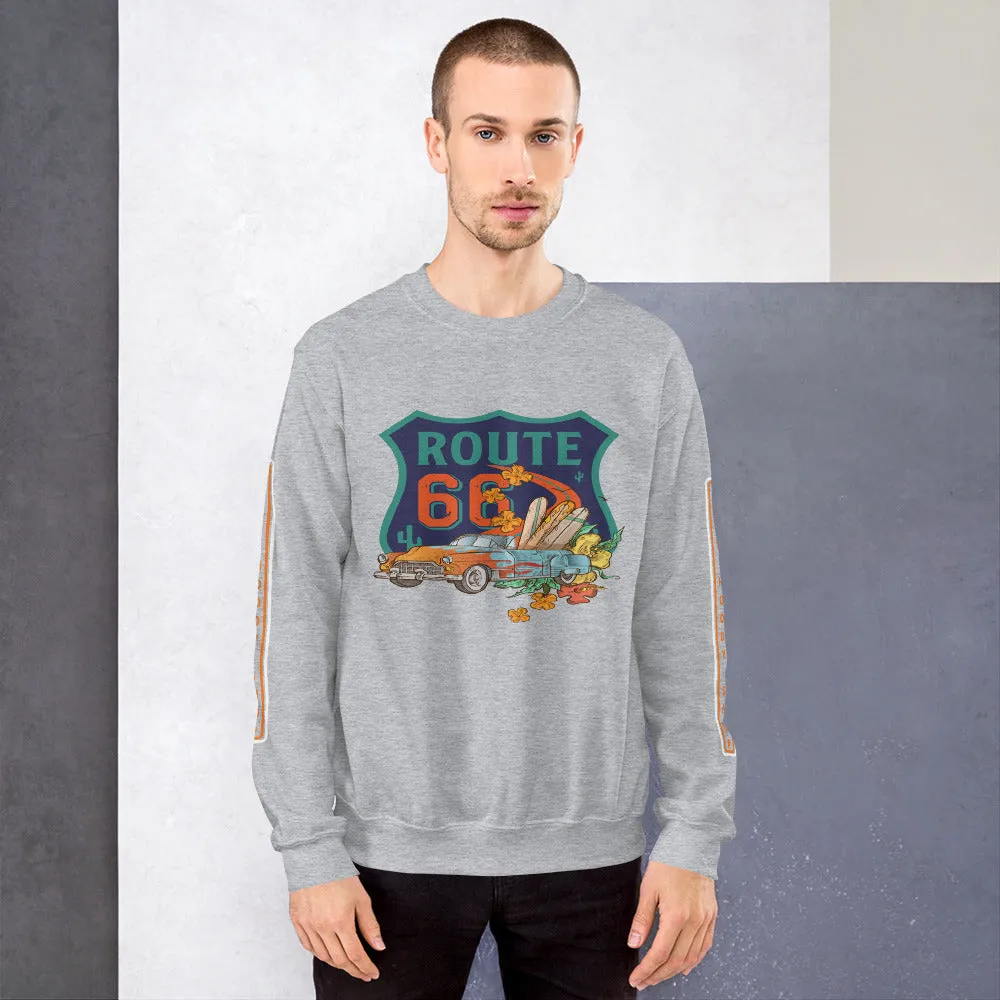 Cruisin Route 66 Unisex Sweatshirt