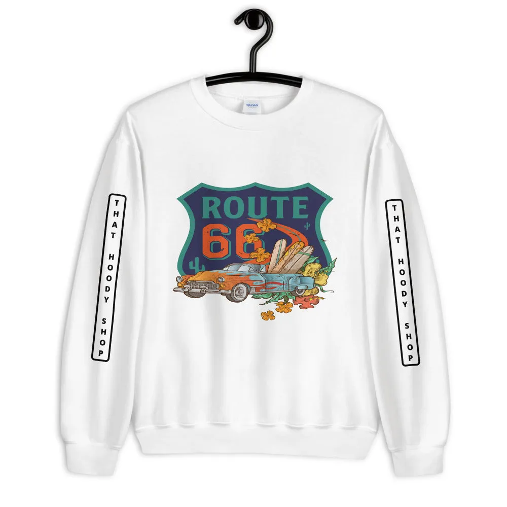 Cruisin Route 66 Unisex Sweatshirt