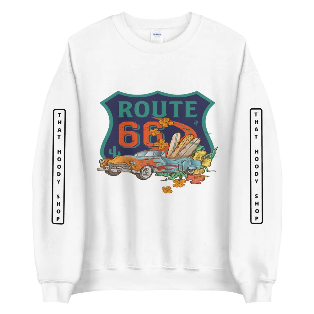 Cruisin Route 66 Unisex Sweatshirt