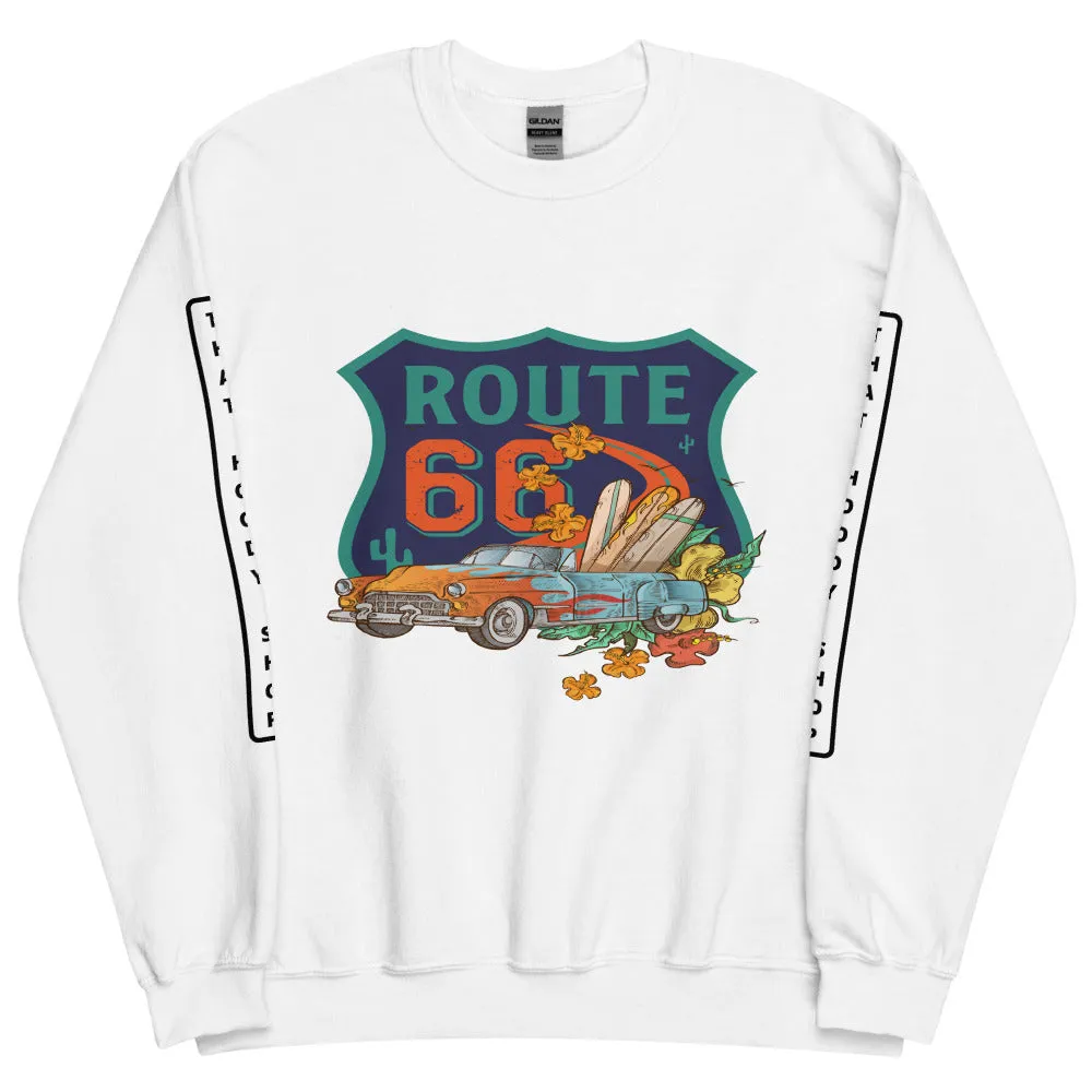 Cruisin Route 66 Unisex Sweatshirt