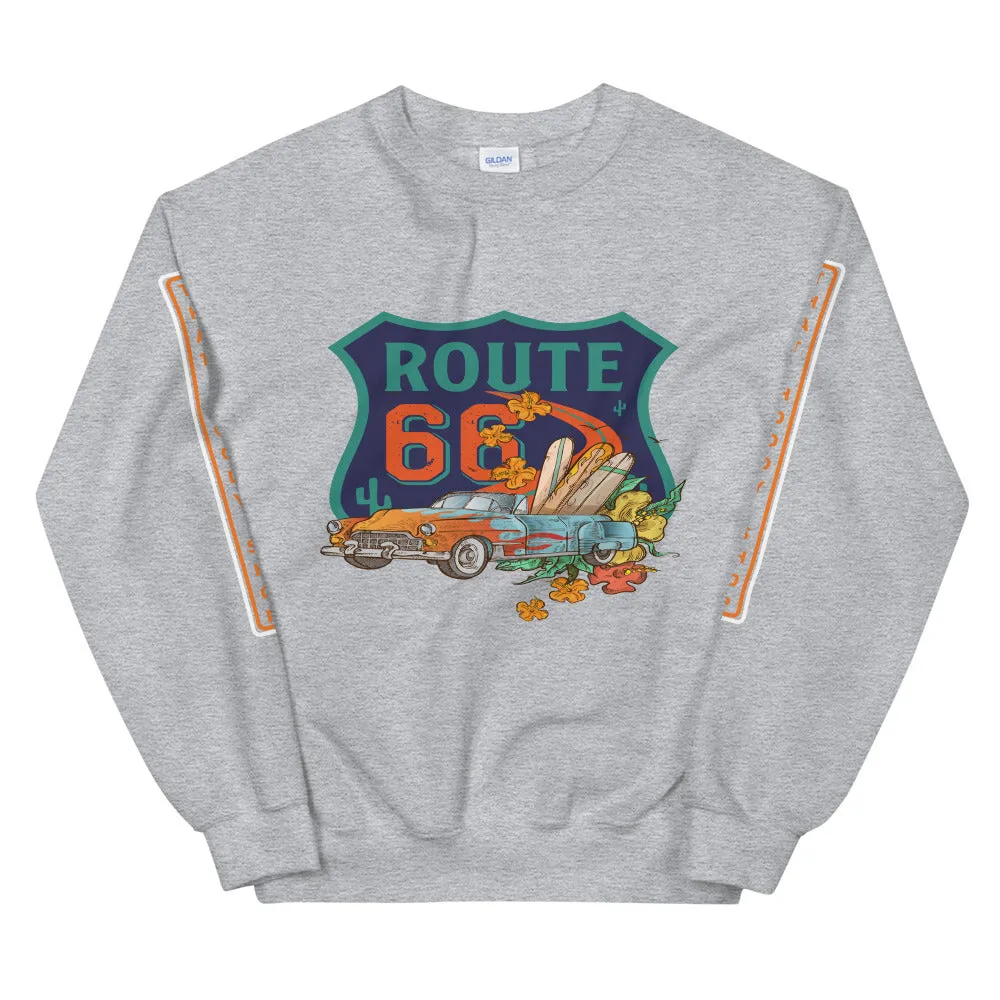 Cruisin Route 66 Unisex Sweatshirt