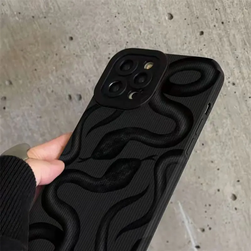 Dark Snake - Cute Phone Cases For iPhone 14 13 Pro Max 11 12 Pro 7 8 Plus X XS Max XR