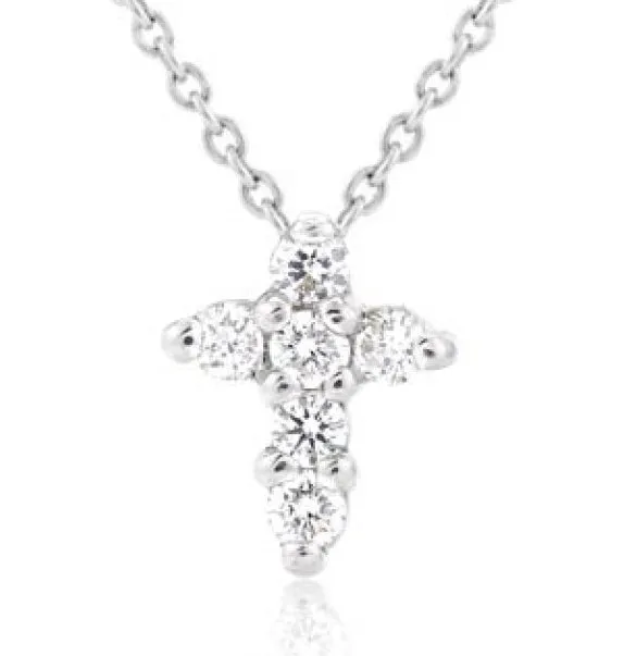 Diamond cross pendant 1.00 CT