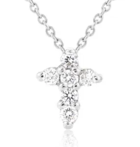 Diamond cross pendant 1.00 CT