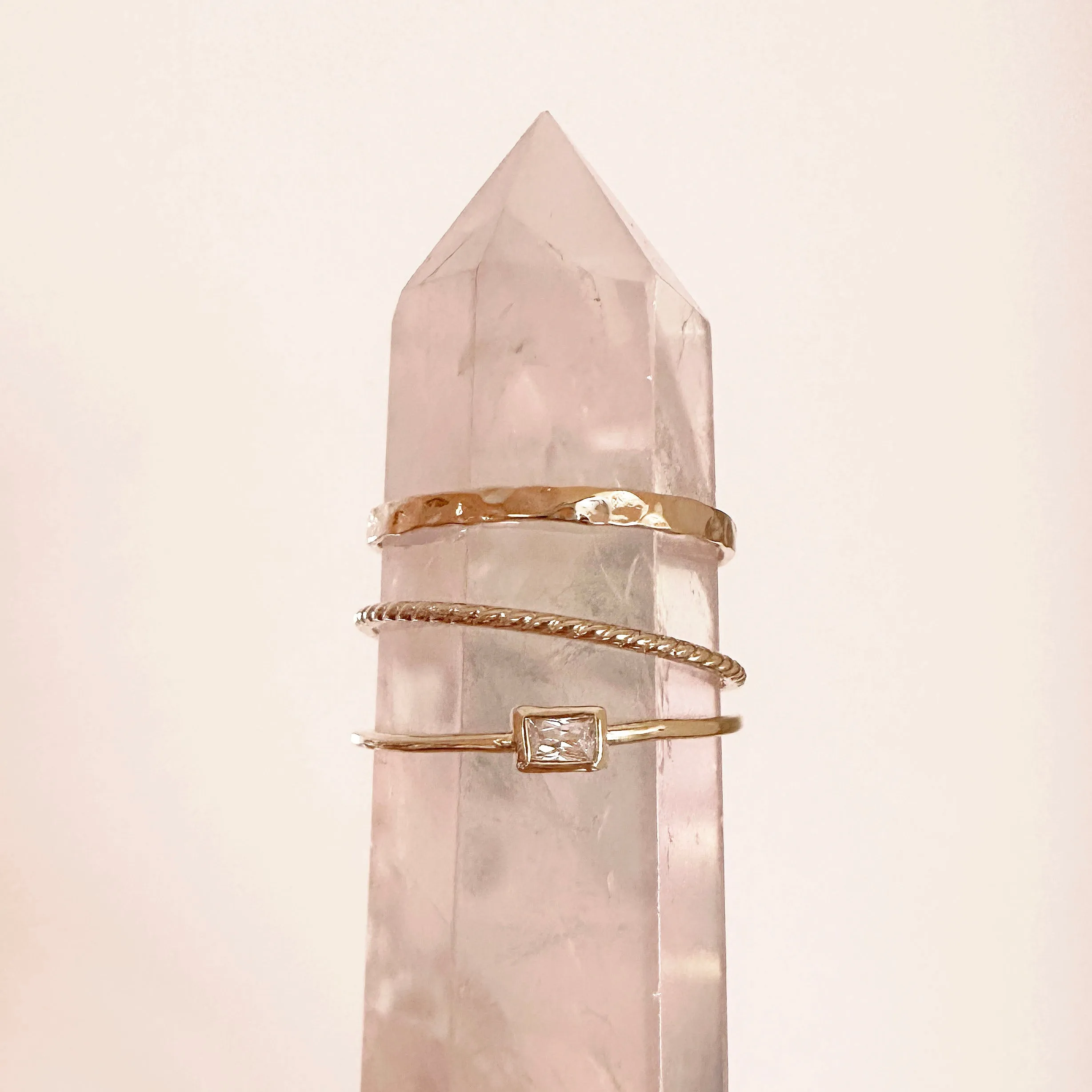 Eura - Dainty Crystal Ring