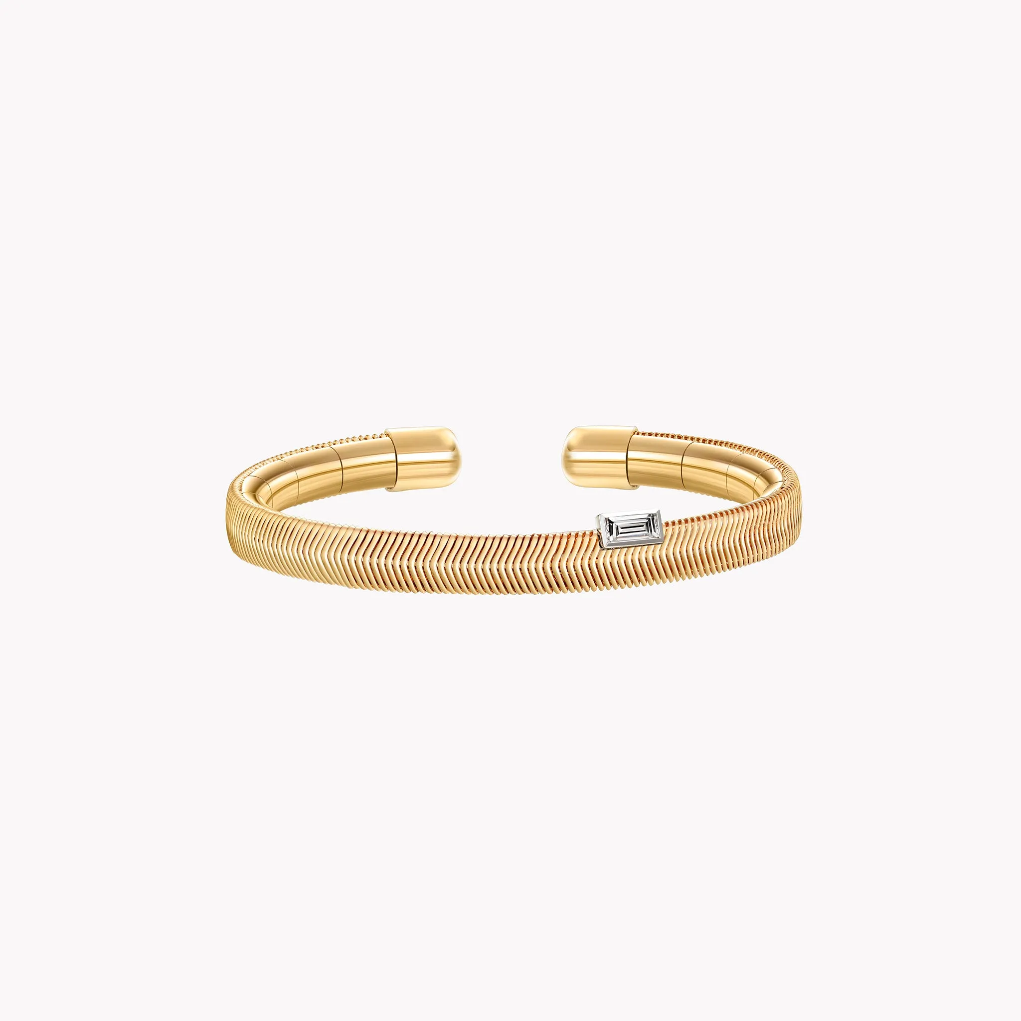 Feelings Baguette Diamond Bangle