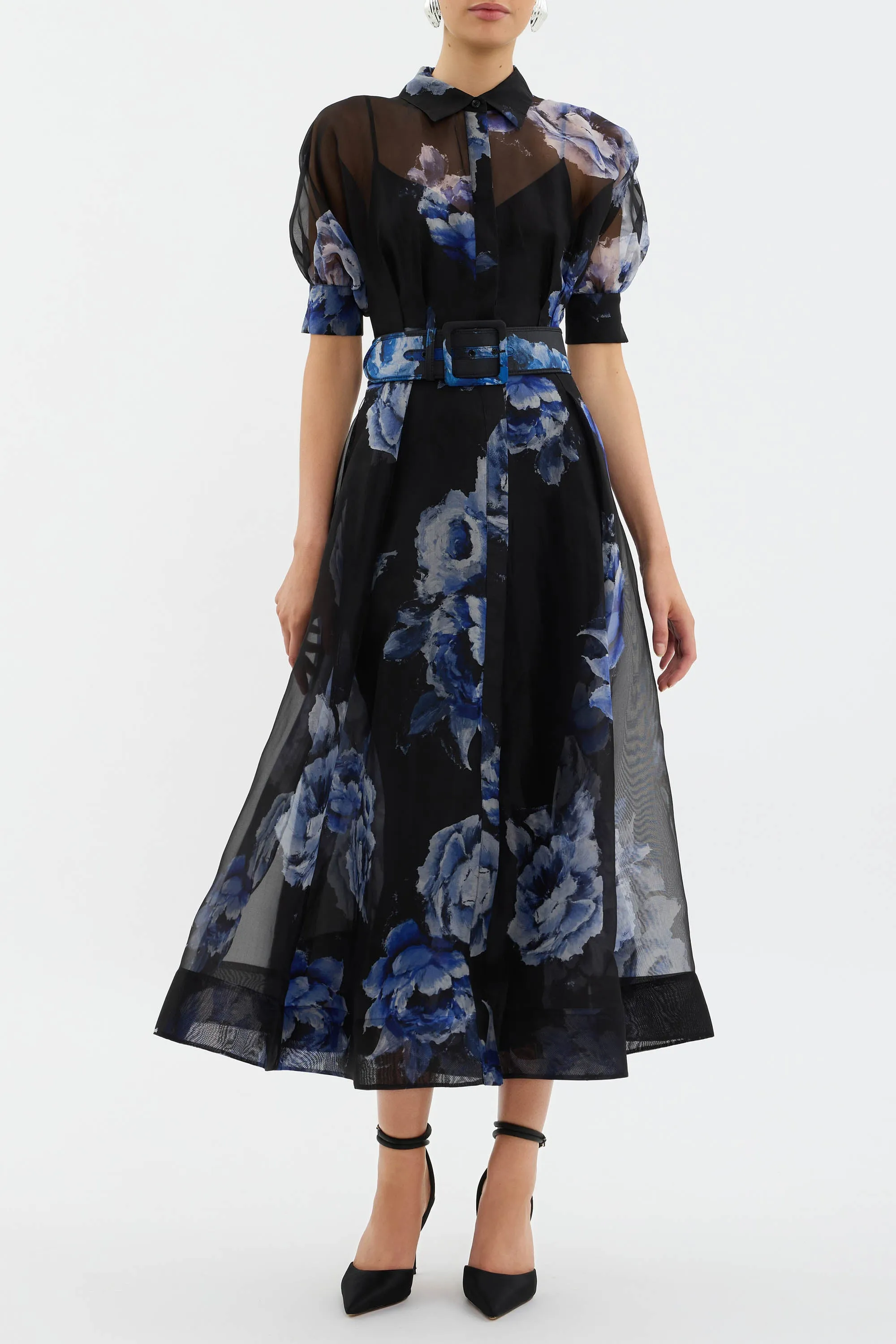 Florentine Button Midi Dress