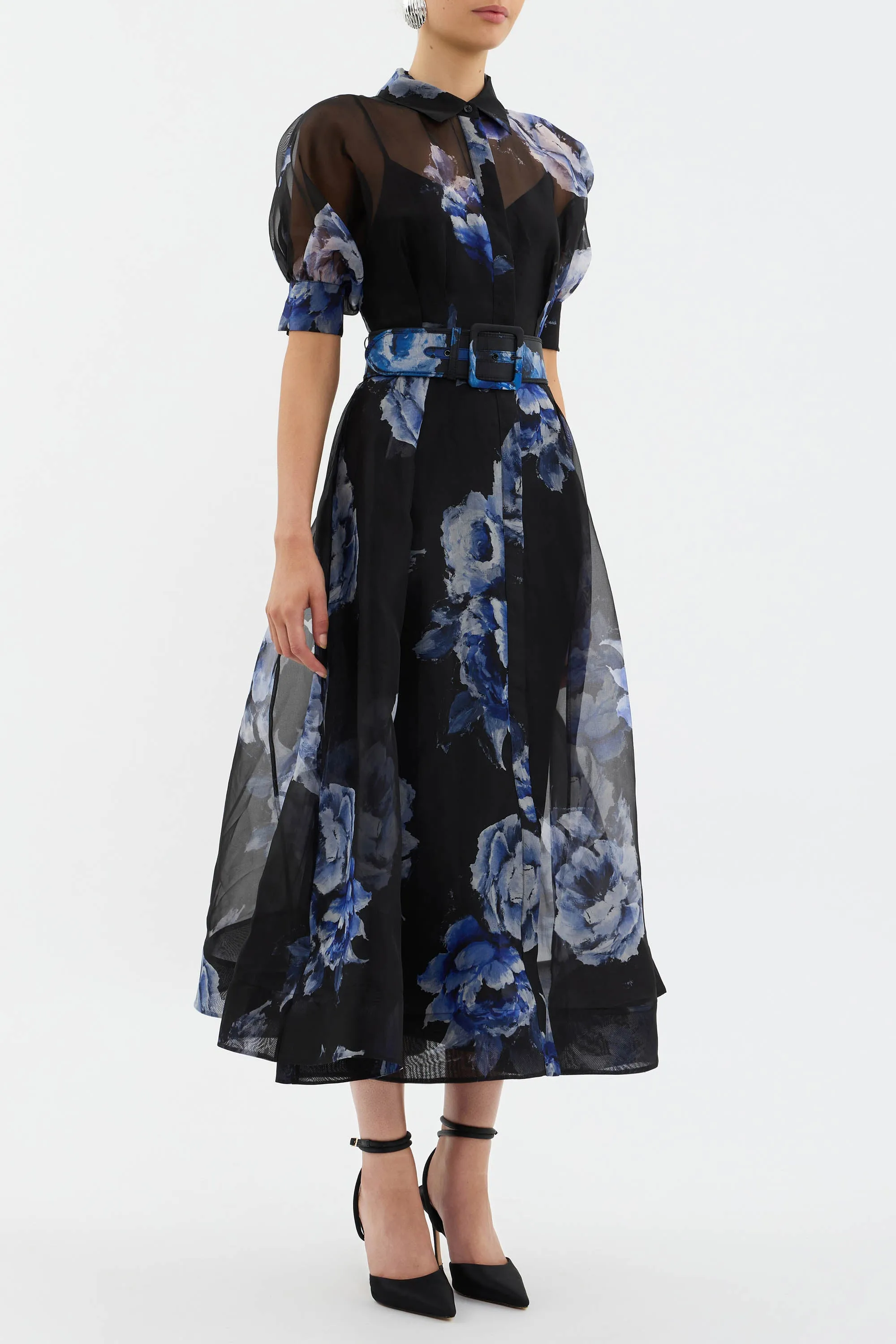 Florentine Button Midi Dress