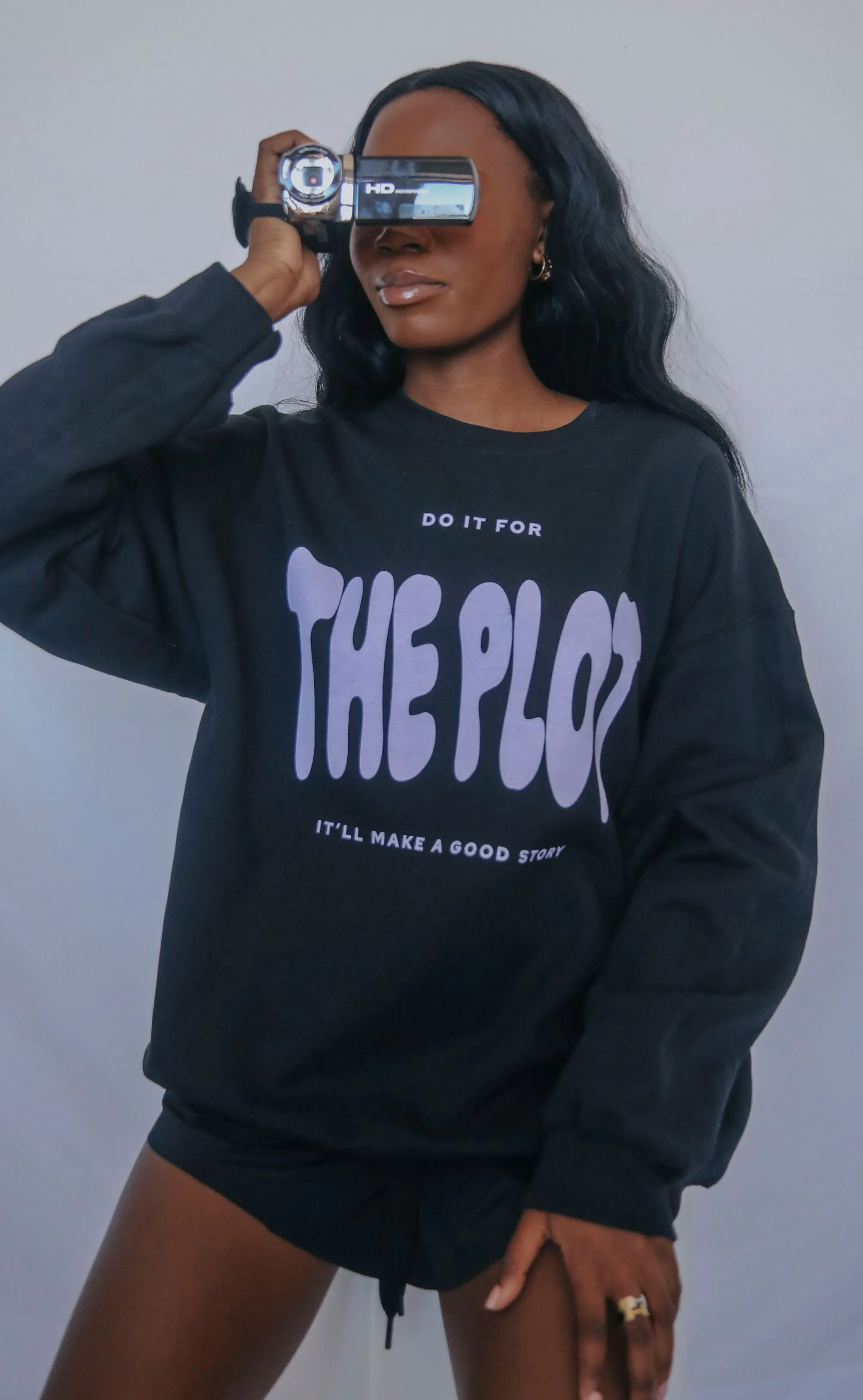 friday   saturday: the plot sweatshirt