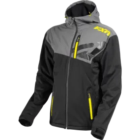 FXR Clutch Dual Laminate Jacket Charcoal HiVis