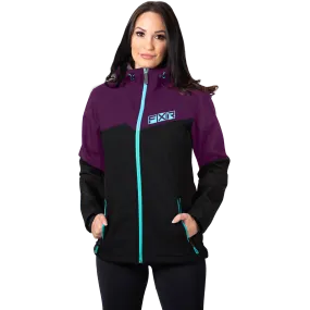 FXR Women's Pulse Softshell Black/Plum