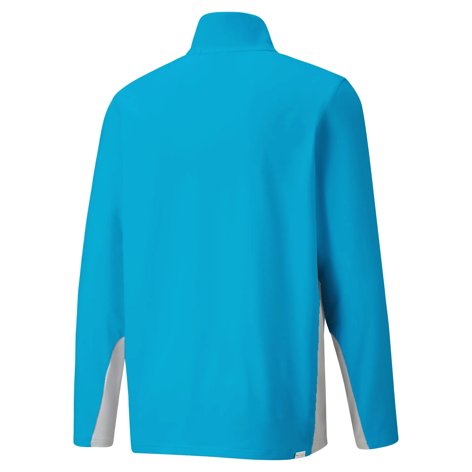 Gamer Golf 1/4 Zip | Aqua Blue / Ash Gray