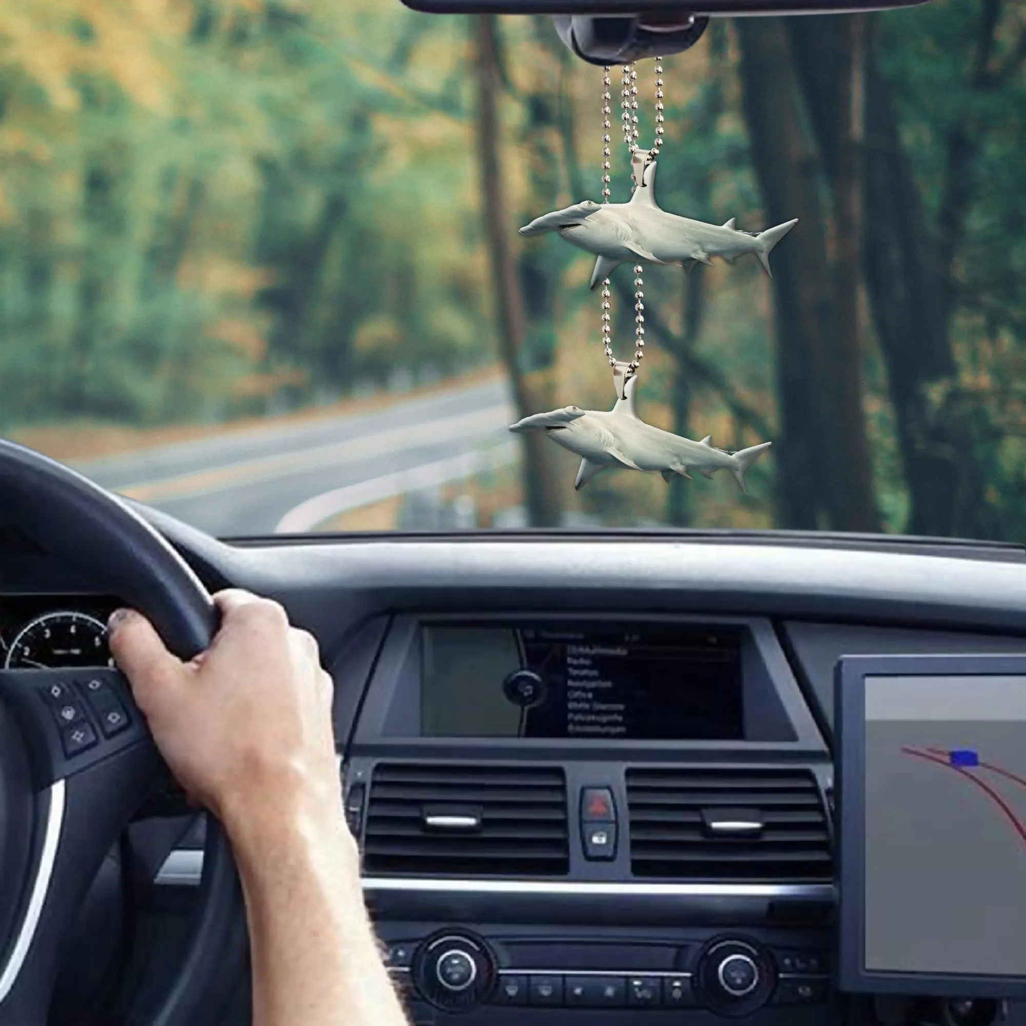 Gearhuman 3D Hammerhead Shark Car Hanging