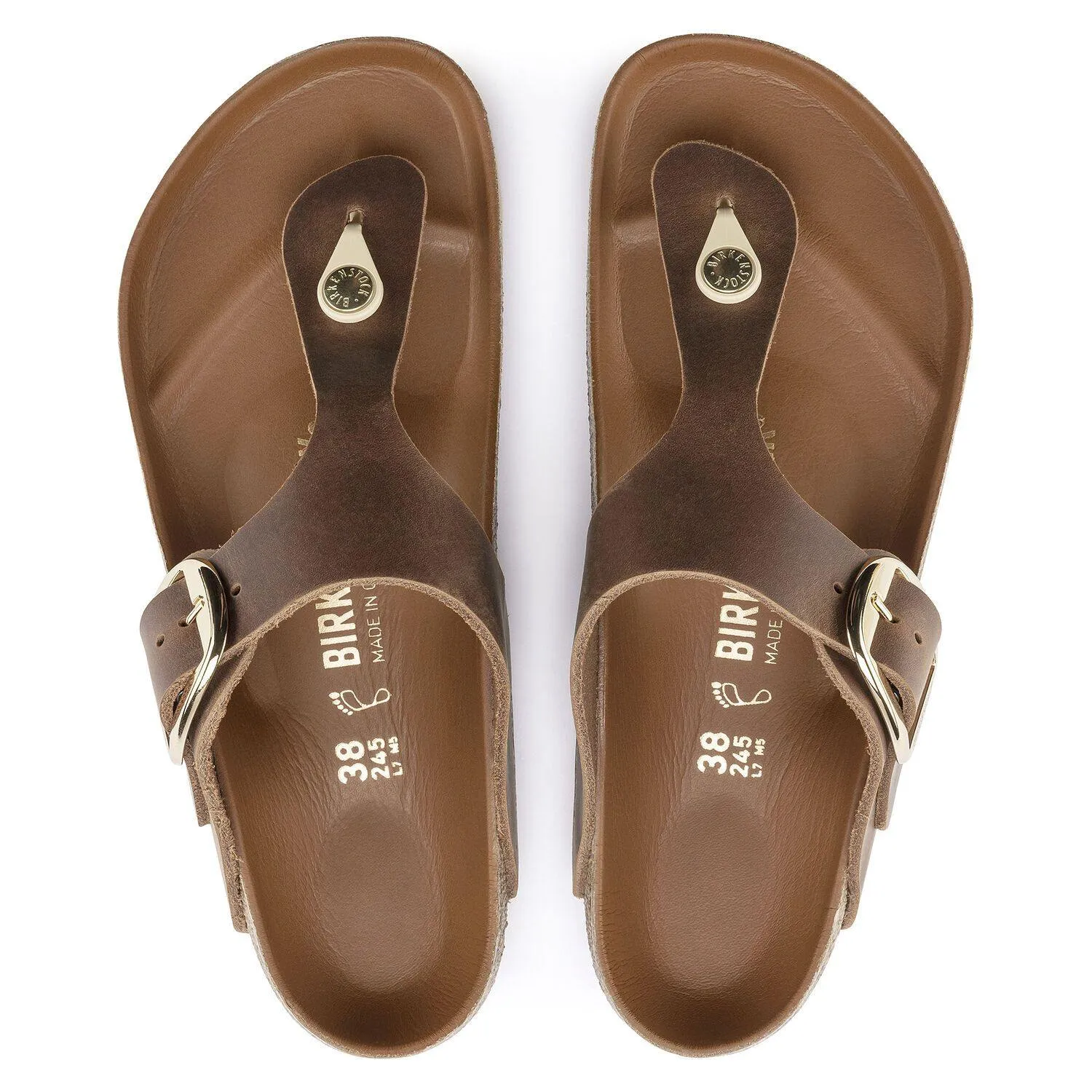 Gizeh Big Buckle- Cognac