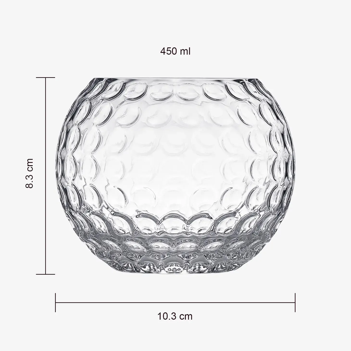 Golf Ball Whiskey Glass