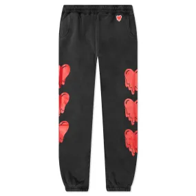 Heart Sweatpant - Charcoal