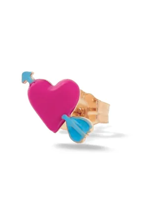 Heart with Arrow Stud - In Stock