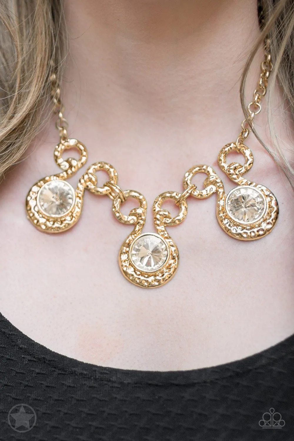 Hypnotized Necklace Set-Gold