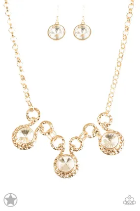 Hypnotized Necklace Set-Gold