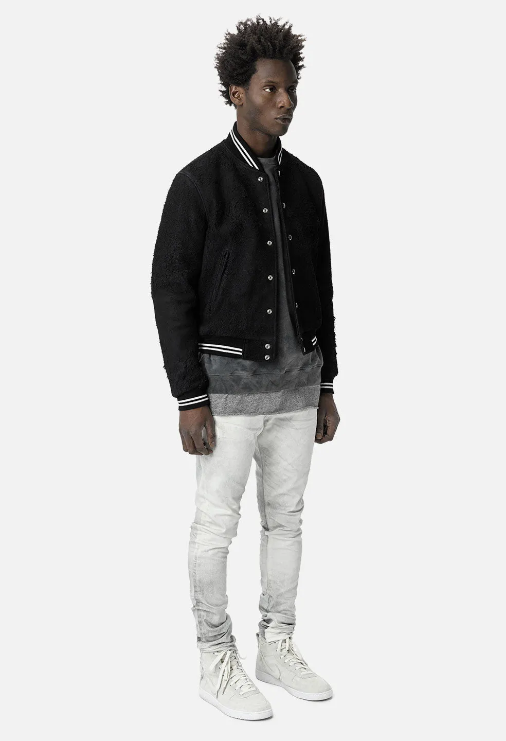 John Elliott X Blackmeans Yuji Stadium Jacket / Black