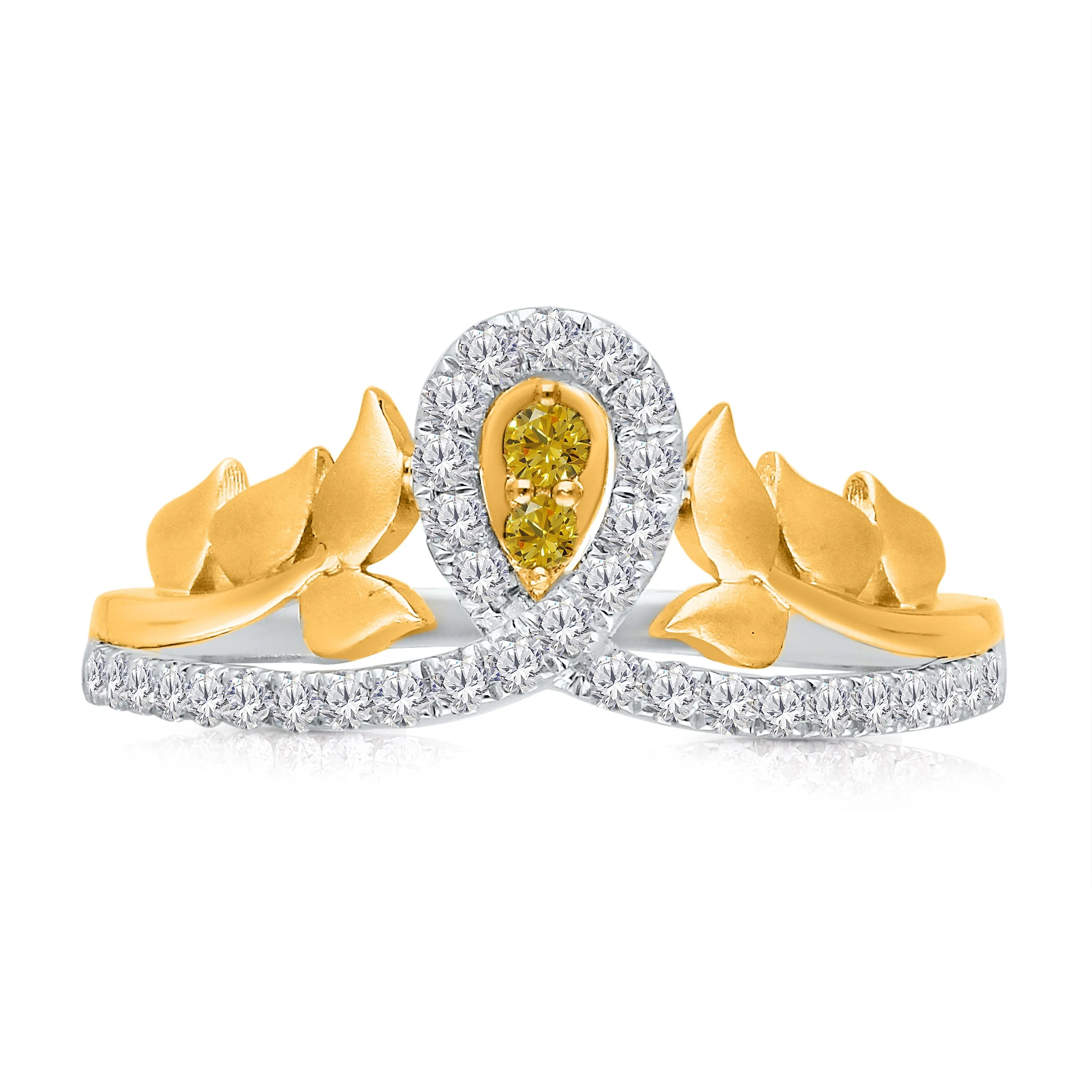 Kallati Eternal Diamond Ring in 14K Two-Tone Gold