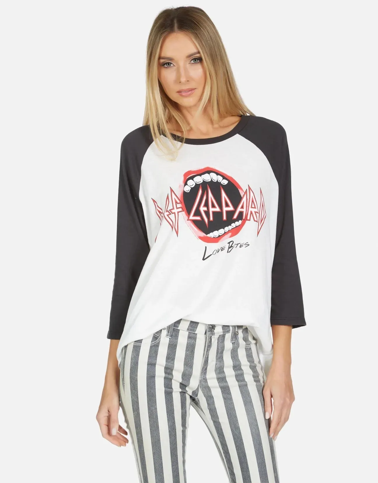 Lauren Moshi Kenya Love Bites II Baseball Tee