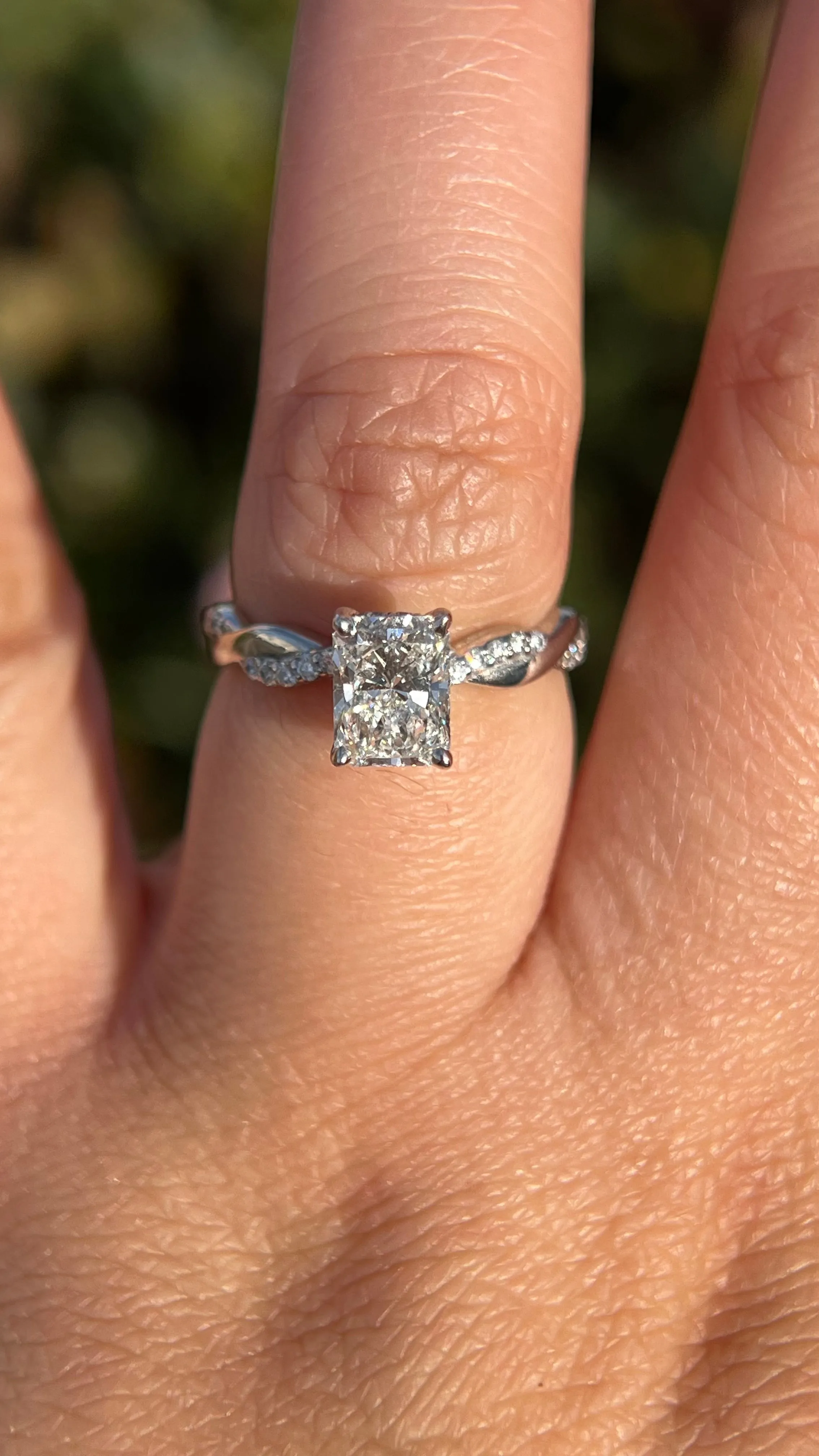 Lexi 1.39ct F-VS1 Radiant Lab Diamond