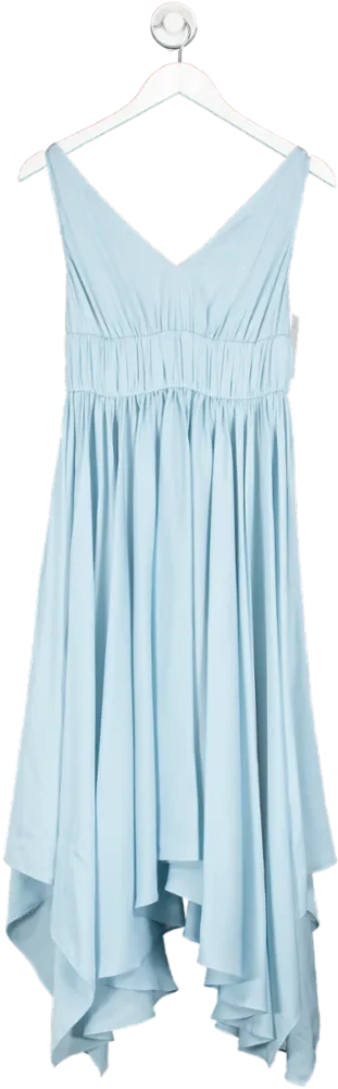 Lily Silk Blue The Adonis Dress UK 6