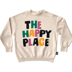 LMH The Happy Place Sweatshirt - Sandshell