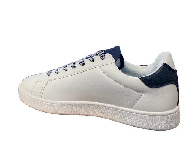 Lotto low men's sneakers 1973 AMF EVO VII 218095 9E2 white-dress blue