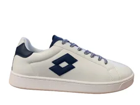 Lotto low men's sneakers 1973 AMF EVO VII 218095 9E2 white-dress blue