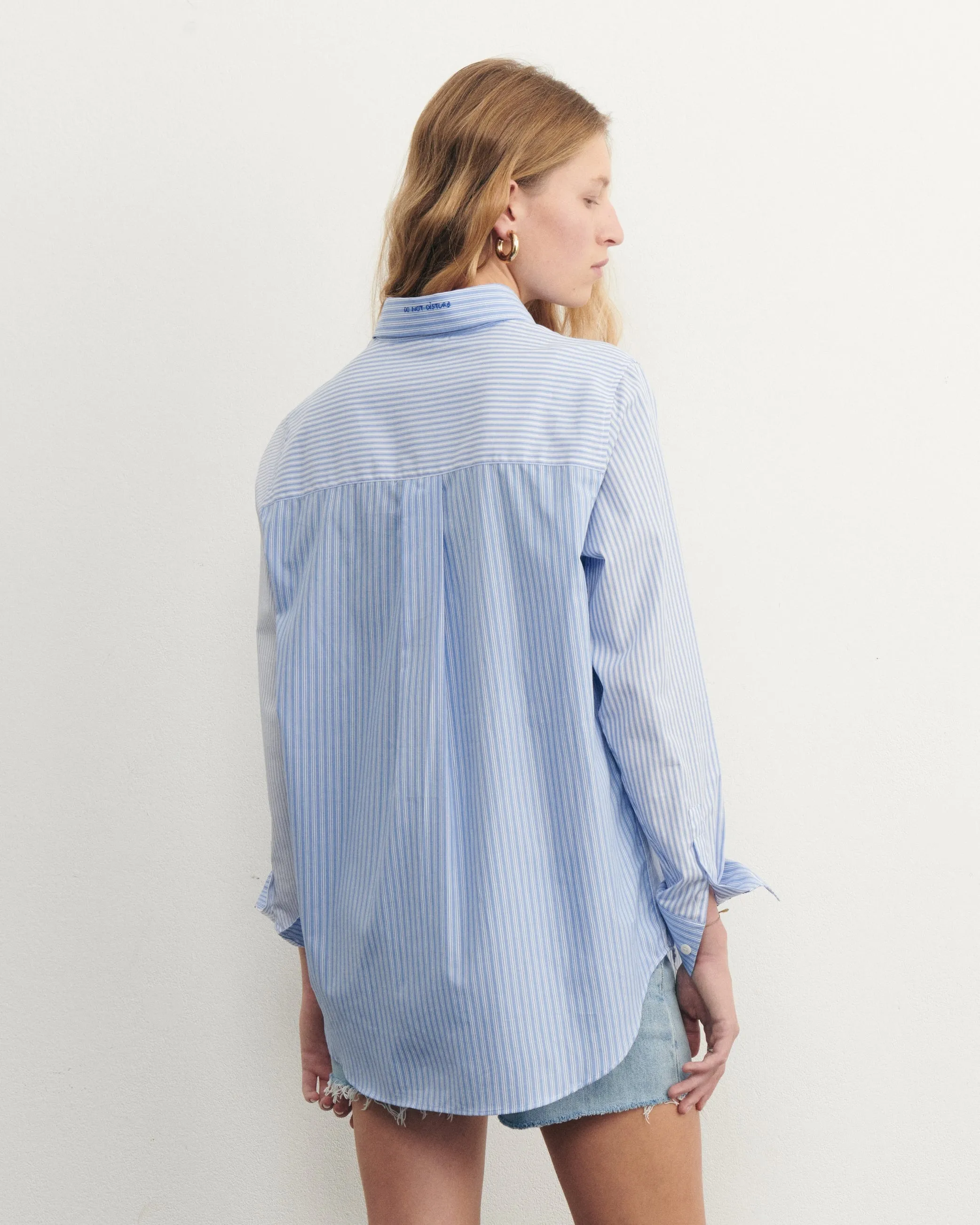 Loutil Poplin Shirt "do not disturb"