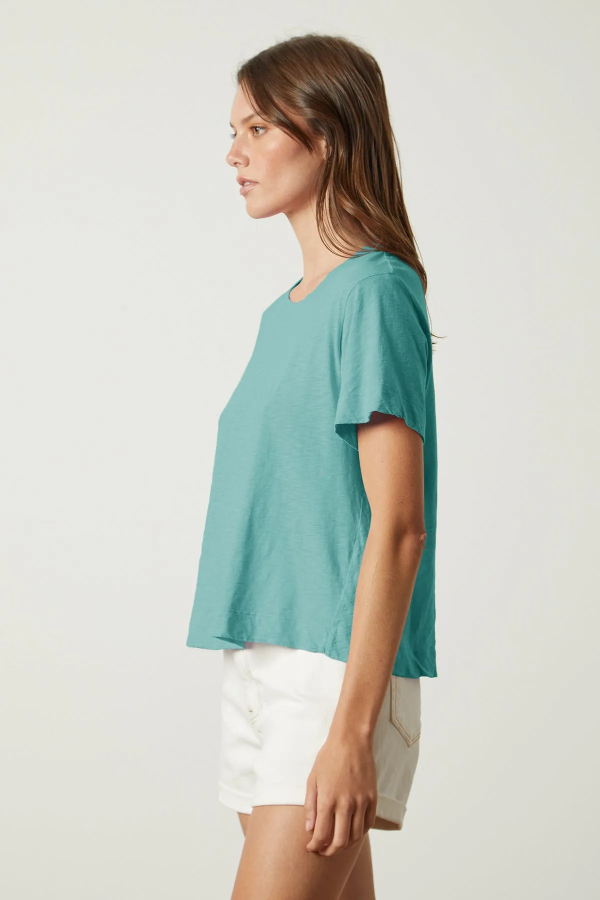 LULA COTTON SLUB SWING TEE