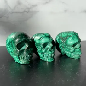 Malachite Skull Collection