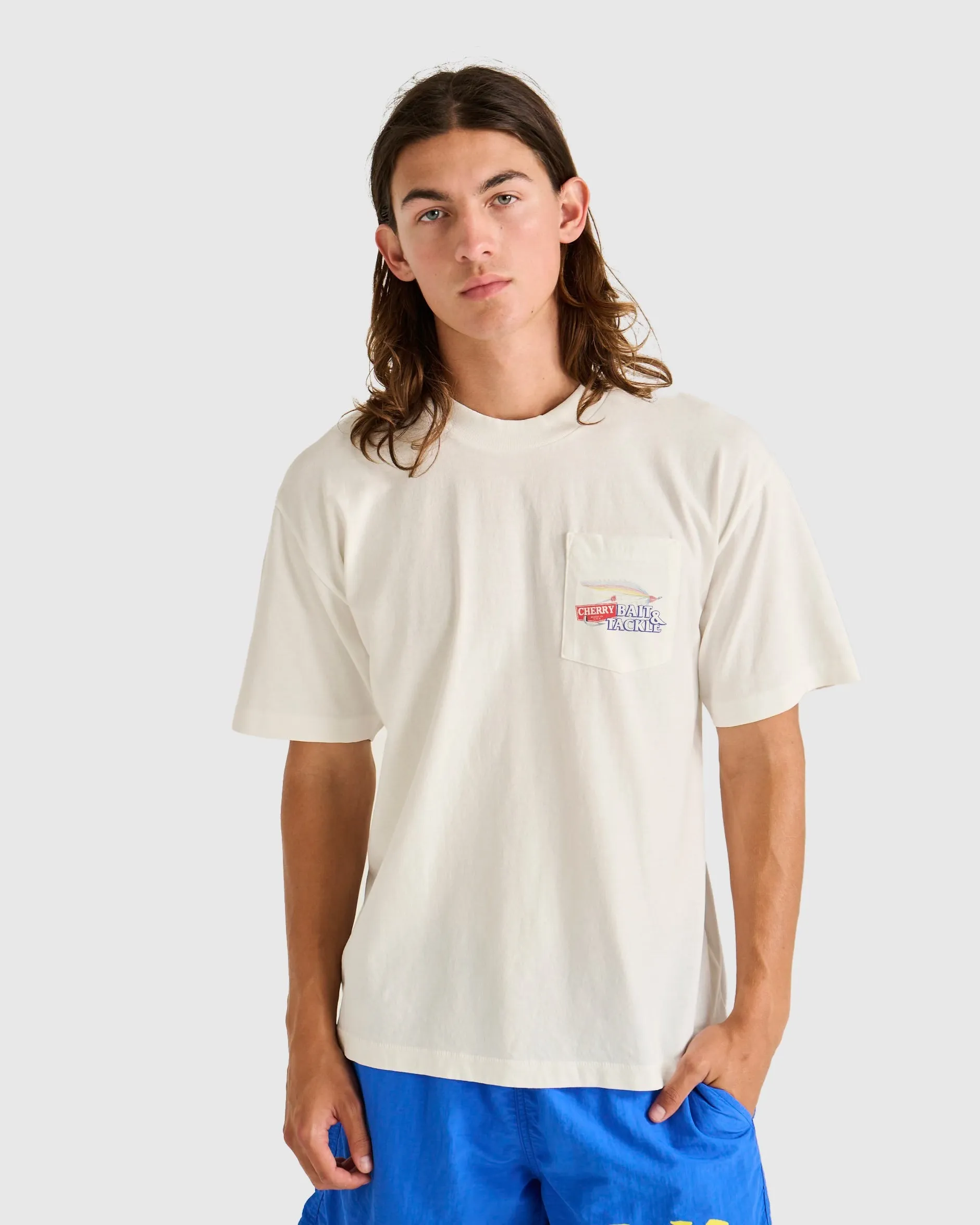 Marlin Pocket Tee (Vintage White)