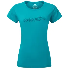 Mountain Equipment Women's Headpoint Skyline Technical Tee (Topaz)