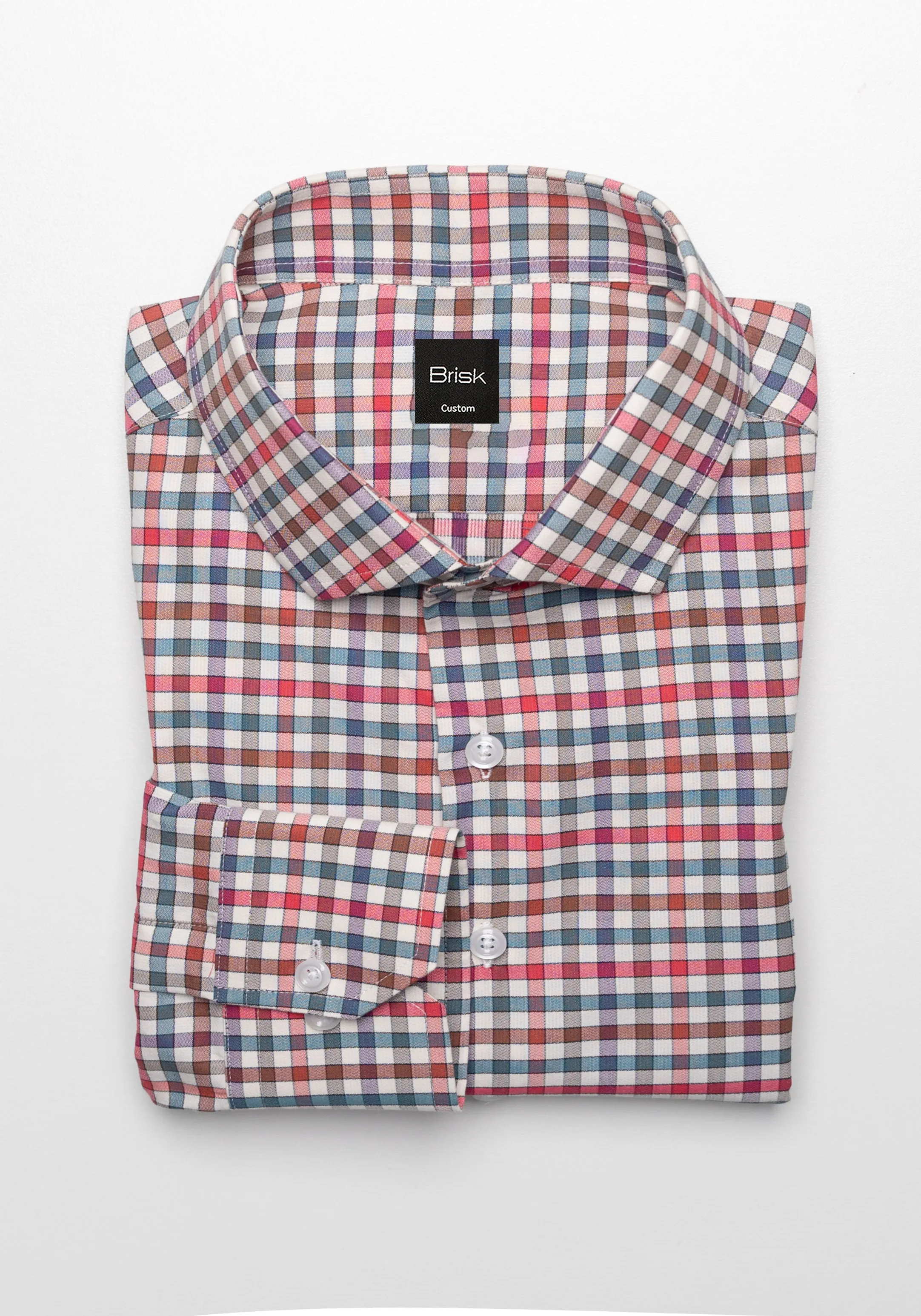 Multi Gingham Brushed Cotton Shirt