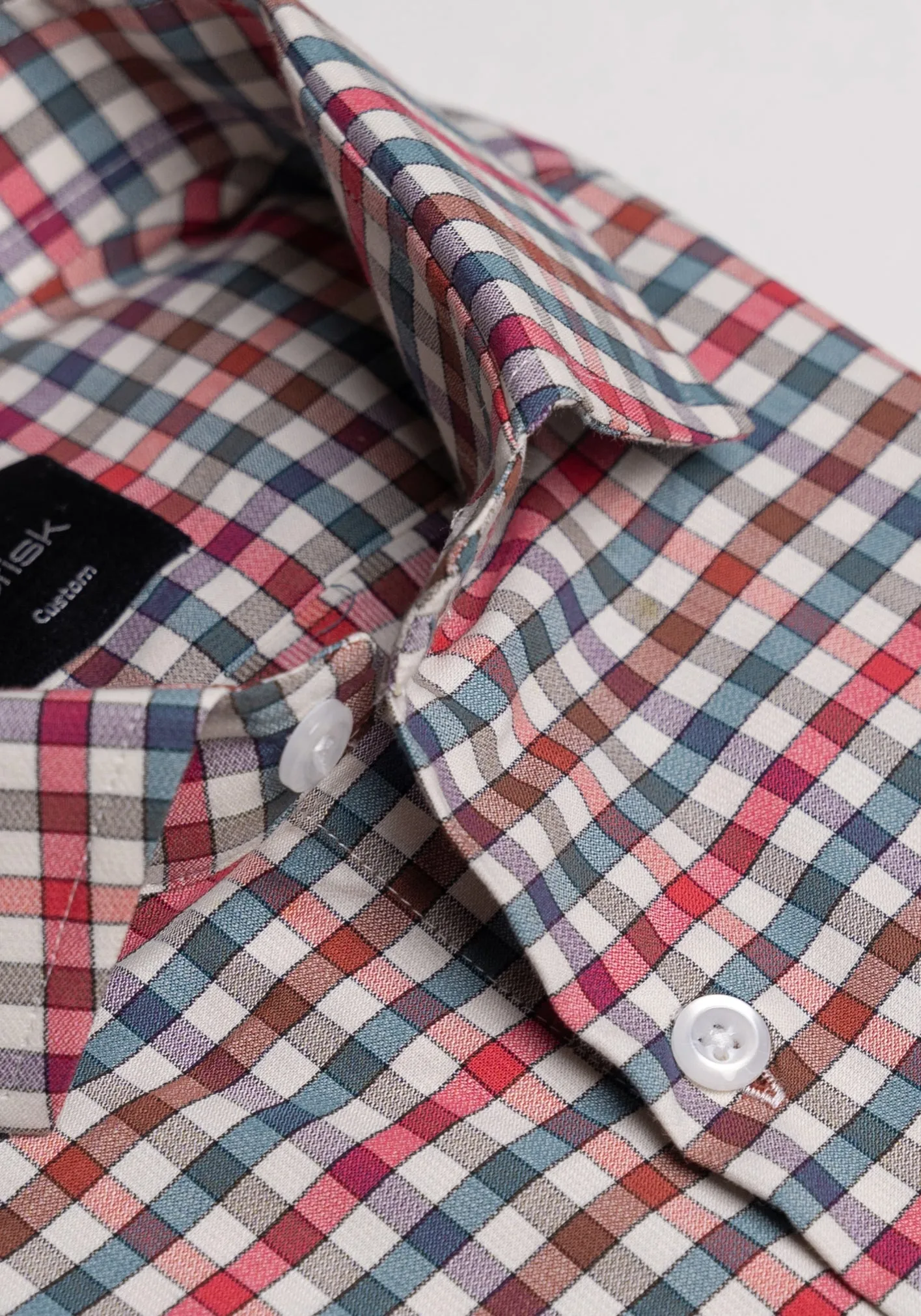 Multi Gingham Brushed Cotton Shirt