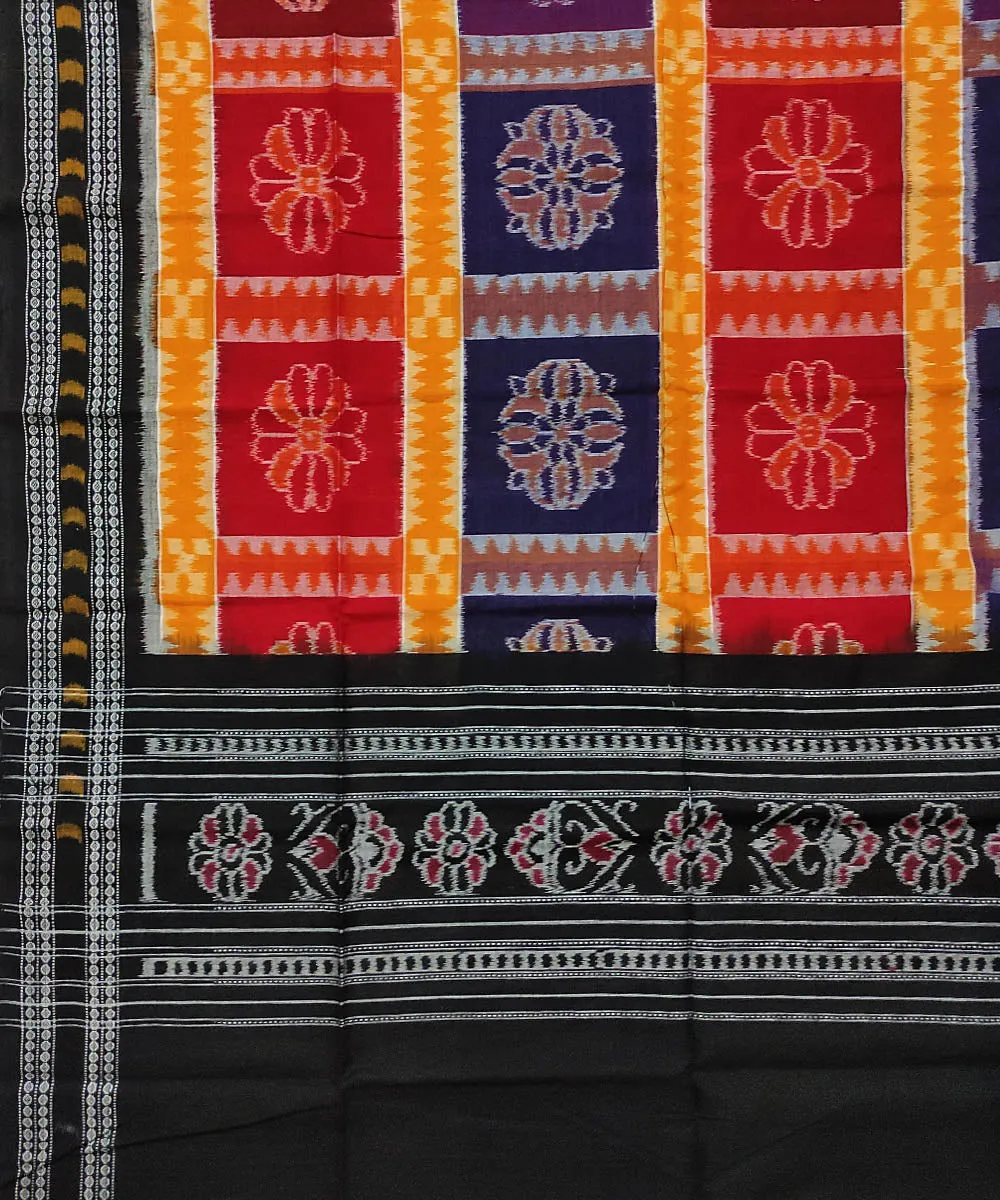 Multicolor handloom cotton sambalpuri dupatta