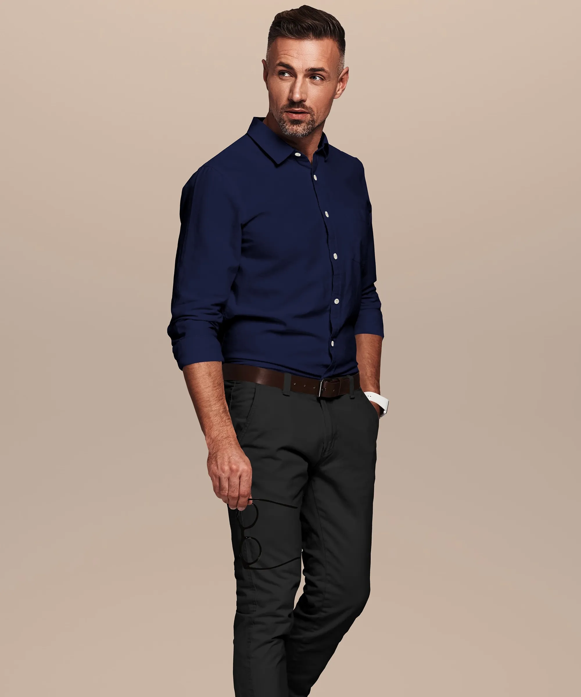 Navy Giza Shirt