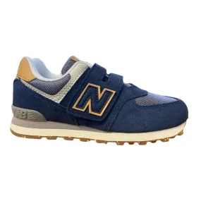 New Balance Boy's sneakers shoe with tear PV574AB1 blue-grey