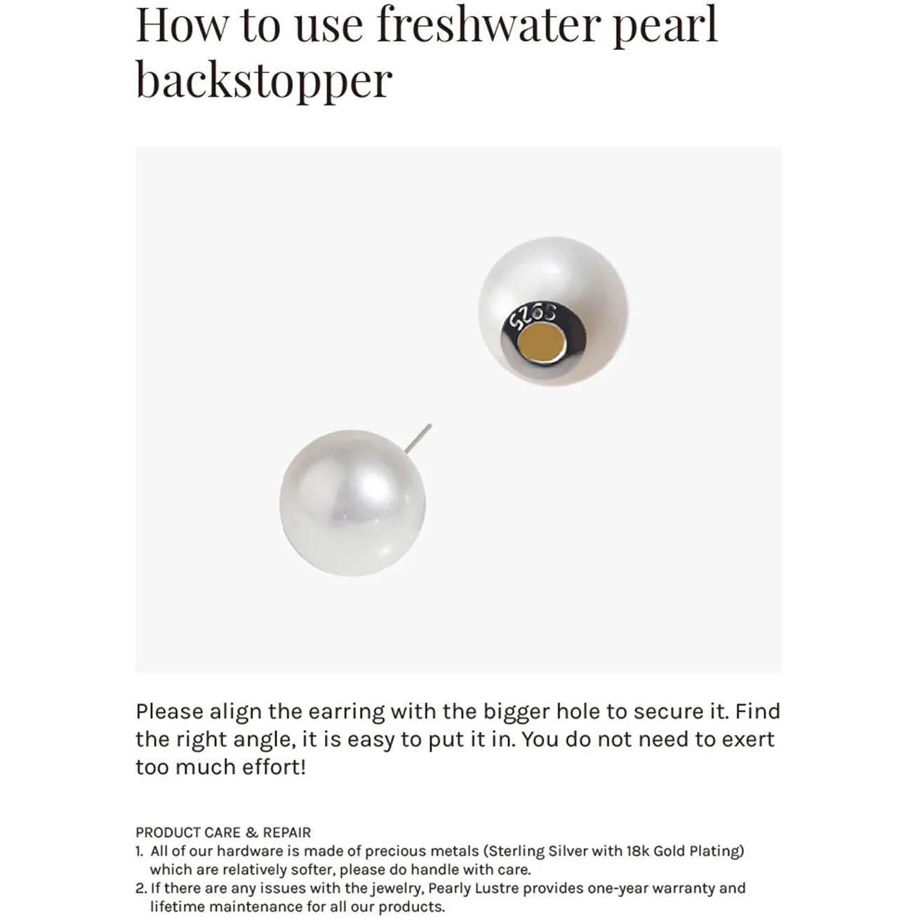 New Yorker Freshwater Pearl Earrings WE00151