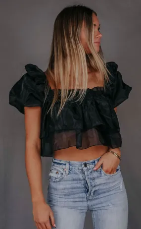 no choice top - black