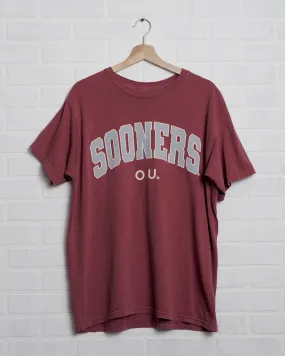 OU Filled Gault Crimson Tee