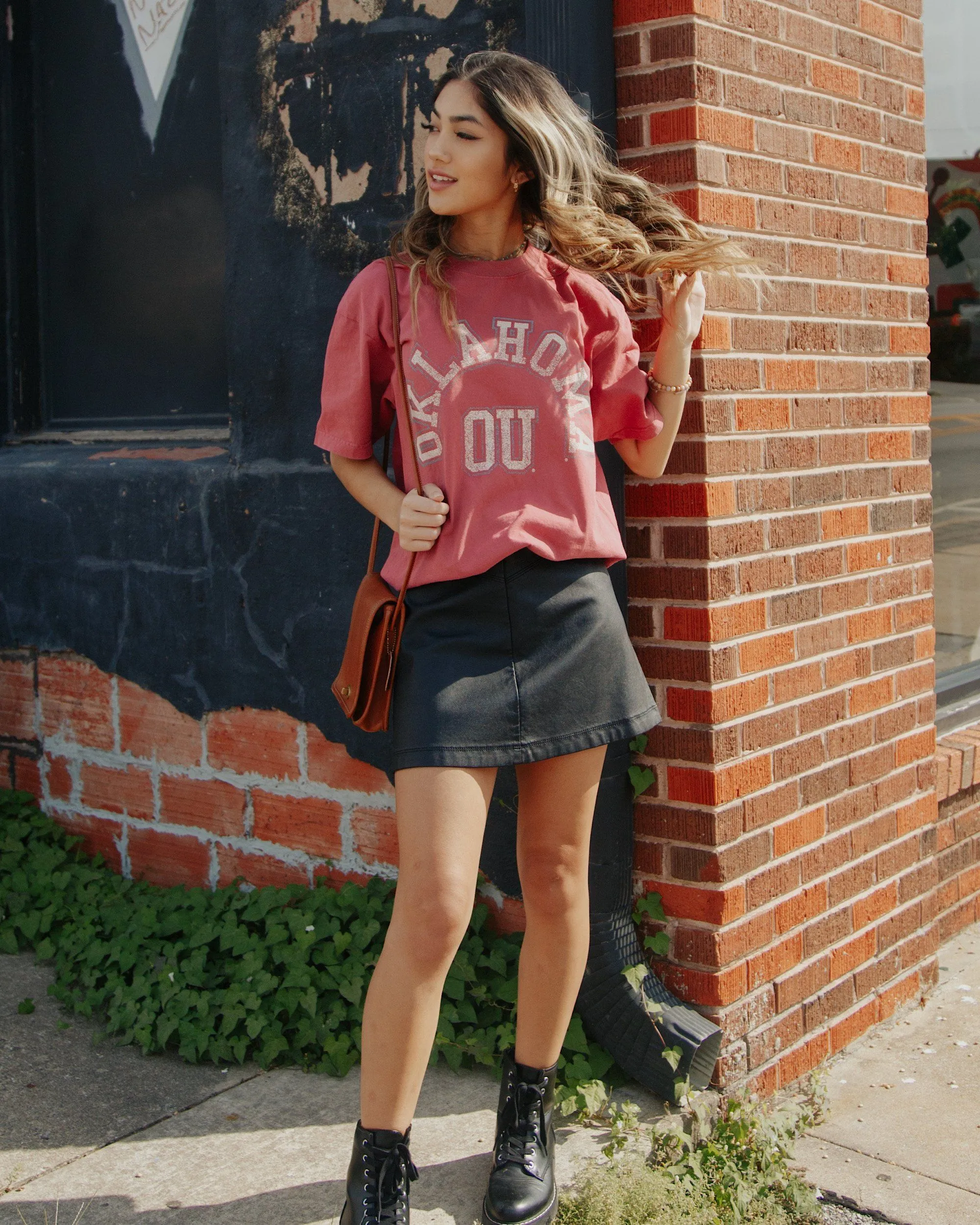 OU Mega Arch Crimson Tee