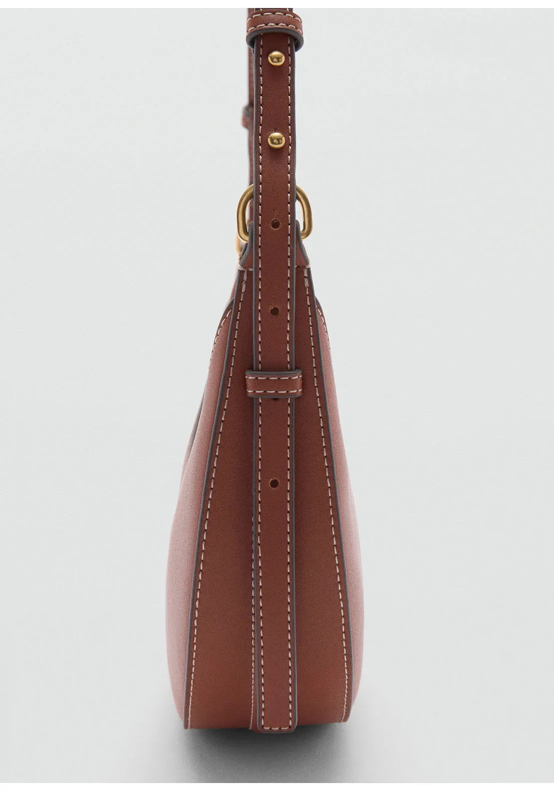 Oval short handle bag