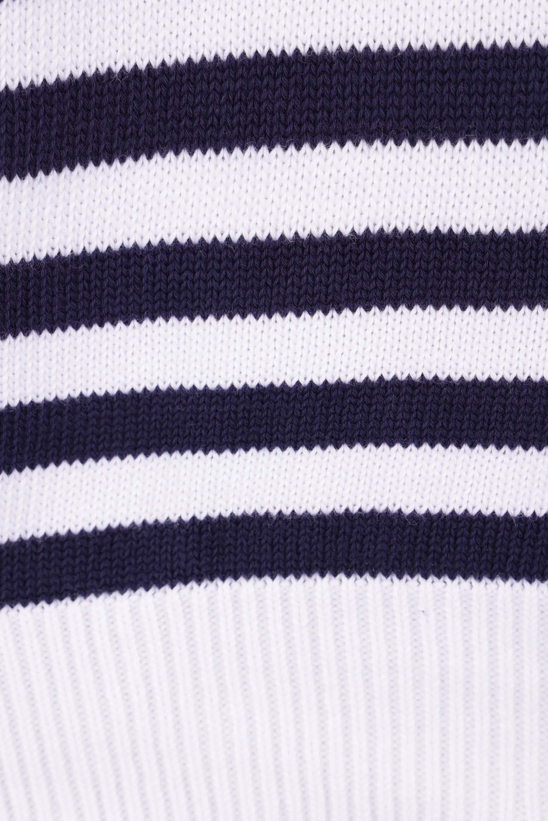 Pixel striped cotton pullover