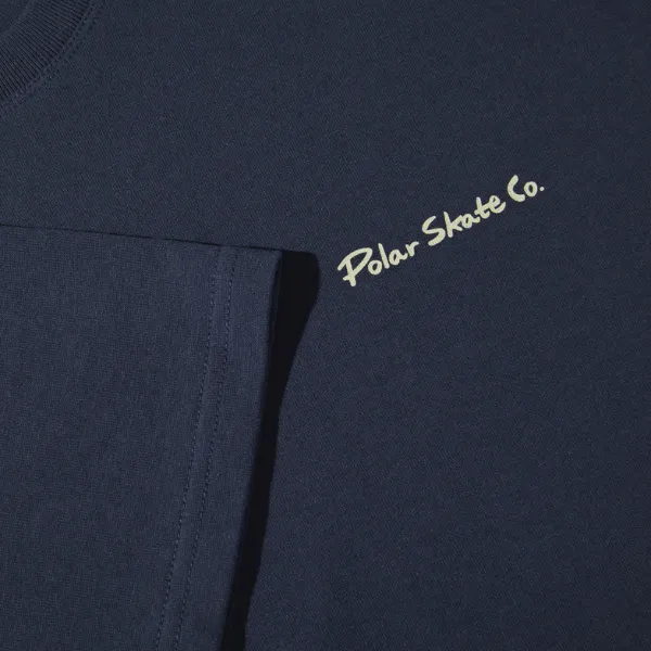 Polar Skate Co. Faces T-Shirt - New Navy