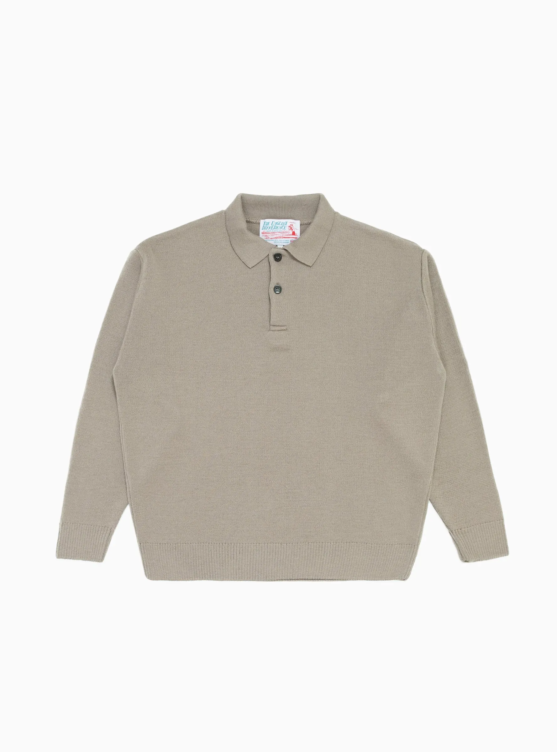 Polo Sweater Fawn Grey